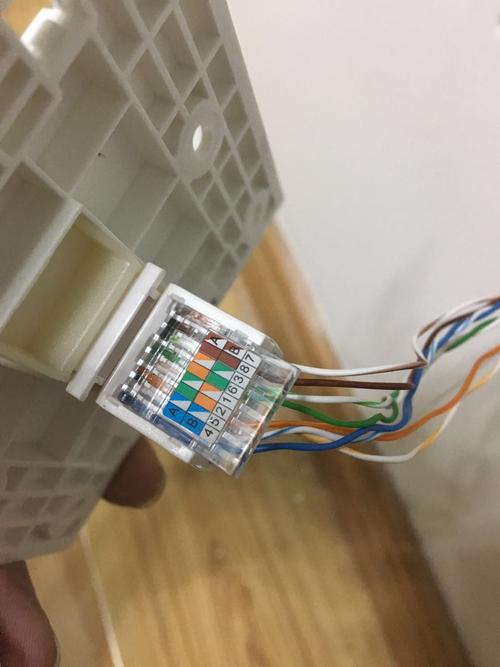 网线连接器光纤网线插口如何插