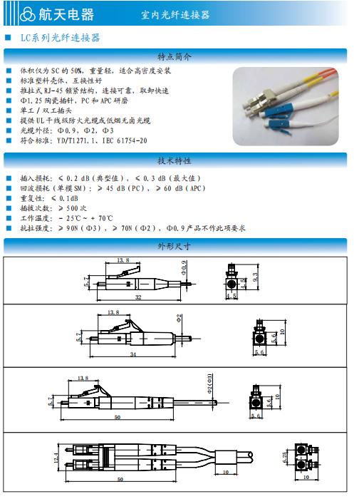 光纤连接器iec标准中文版 sc光纤连接器iec标准